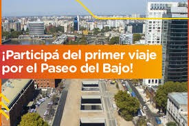 Sortear�n 15 lugares para participar del desfile de inauguraci�n del Paseo del Bajo